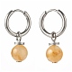 Natürliche Topas-Jade-Perlen-Ohrringe für Mädchen-Frauen-Geschenk(EJEW-JE04607-04)-2