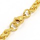 304 Stainless Steel Wheat Chain Bracelet Making(STAS-A028-B005)-3