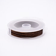 3 Strands Copper Craft Wire, Long-Lasting Plated, Antique Bronze, 0.3mm, about 80m/roll(CWIR-WH0005-0.3mm-AB)