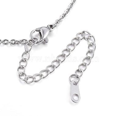 304 Stainless Steel Necklaces(NJEW-E080-13P)-2