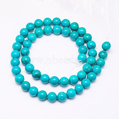 Natural Magnesite Beads Strand(TURQ-G096-6mm)-2