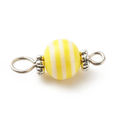 Stripe Resin Connector Charms(PALLOY-JF01797-01)-6