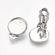 201 Stainless Steel Clip-on Earring Findings(X-STAS-S079-81C)-3