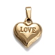 Valentine's Day 201 Stainless Steel Charms(STAS-I159-02C-G)-1