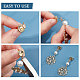 Beebeecraft 8Pcs 4 Style Brass Stud Earring Findings(DIY-BBC0001-05)-4