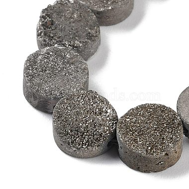 galvanizadas druzy naturales ágata hebras(G-M433-01A)-4