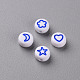White Opaque Acrylic Beads(MACR-N008-41A)-2