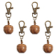 Rosewood Apple Box Jewelry Pendant Decoration(HJEW-AB00430)-1