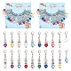 marqueurs de point de pendentif en perles d'imitation acrylique(HJEW-AB00331)-1