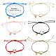 6Pcs 6 Colors Bell Charm Bracelets Set(BJEW-AN0001-74)-2