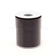 Polyester Cord, with Spool, for Beading Jewelry Making, Coconut Brown, 2.5mm, about 50m/roll(PJ-TAC0001-22F)