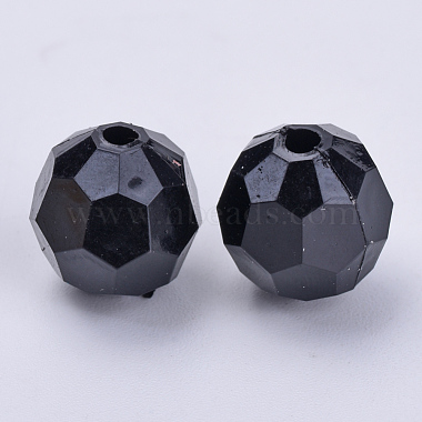 perles acryliques(TACR-Q257-8mm-V72)-2