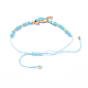 Adjustable Nylon Thread Braided Bead Bracelets(BJEW-JB05156-01)-4