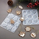 DIY Christmas Tree & Snowflake & Bell & Castle Pendant Food Grade Silicone Molds(XMAS-PW0001-004)-3