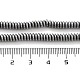 гальванические нити из синтетических немагнитных гематитовых бусин(G-P545-A01-01)-5