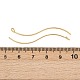 Messing Ohrringentdeckungen(KK-A274-17D-G)-3