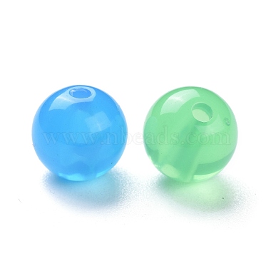 Imitation Jade Acrylic Beads(X-SACR-S188-10mm-M)-7