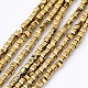 Electroplate Crystal Glass Faceted Cube Beads Strands(X-EGLA-F013-A02)-1