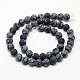 Natural Snowflake Obsidian Beads Strands(G-D674-8mm)-2