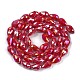 Opaque Solid Color Electroplate Glass Beads Strands(EGLA-N013-P10mm-B07)-2