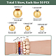 Elite 250Pcs 5 Style Brass Beads(KK-PH0009-28)-2