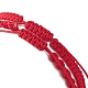 2Pcs 2 Style Natural Pearl Braided Bead Bracelets Set with Nylon Cord for Women(BJEW-JB09141-01)-6