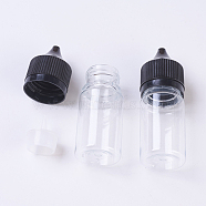PET Squeeze Smoke Oil Bottle, Dropper Empty Bottle, Clear, 3x8.7cm, Capacity: 30ml(1.01 fl. oz)(TOOL-WH0079-13A)