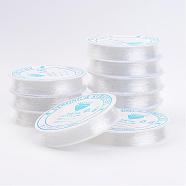 Clear Elastic Crystal Thread, Stretchy String Bead Cord, for Beaded Jewelry Making, 0.6mm, about 11.48 yards(10.5m)/roll(EW-0.6D)