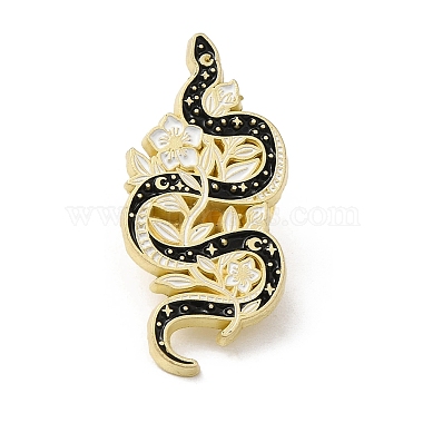 Black Snake Alloy+Enamel Enamel Pins