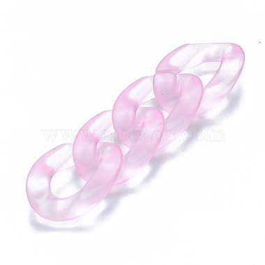 Anillos de acrílico transparente enlace(OACR-S036-001B-K09)-2