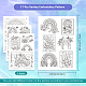 4 Sheets 11.6x8.2 Inch Stick and Stitch Embroidery Patterns(DIY-WH0455-018)-2