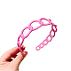 Plastic Curb Chains Shape Hair Bands(OHAR-PW0003-188I)-1