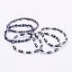 Non-Magnetic Synthetic Hematite Beads Stretch Bracelets(BJEW-JB03263)-1