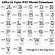 52Pcs 26 Styles PVC Plastic Cabochons(FIND-CJ0002-58)-8