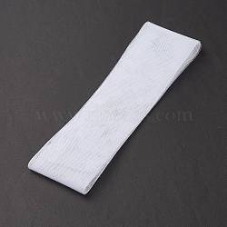 Polyester Deco Mesh Ribbons, Tulle Fabric for Garment Making, White, 3 inch(75mm)(OCOR-XCP0001-72B)
