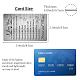 Rectangle 201 Stainless Steel Custom Thermal Transfer Wallet Card(DIY-WH0252-037)-2