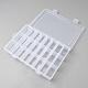 24 Grids Plastic Adjustable Dividers Storage Boxes with Hinged Lid(CON-WH0086-215)-2