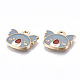 Light Gold Plated Alloy Enamel Charms(X-ENAM-T009-79A-RS)-3