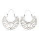 Non-Tarnish 304 Stainless Steel Hollow Arch Hoop Earrings(EJEW-Q789-05P)-2