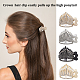 4Pcs 4 Style Lovely Pearl Rhinestone Claw Hair Clips(PHAR-CP0001-05)-3