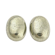 Natural Pyrite Cabochons, Oval, 16x12x5mm(G-G013-02C)
