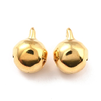 304 Stainless Steel Bell Charms, Real 18K Gold Plated, 13x10x9.5mm, Hole: 1.8mm