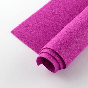 Non Woven Fabric Embroidery Needle Felt for DIY Crafts, Square, Camellia, 298~300x298~300x1mm, about 50pcs/bag