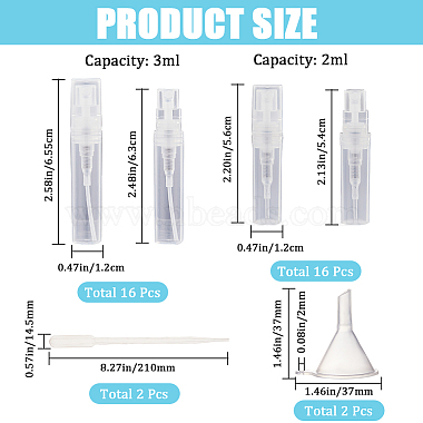 32Pcs 2 Styles 2ML/3ML Polypropylene(PP) Spray Bottles(MRMJ-GF0001-44)-2