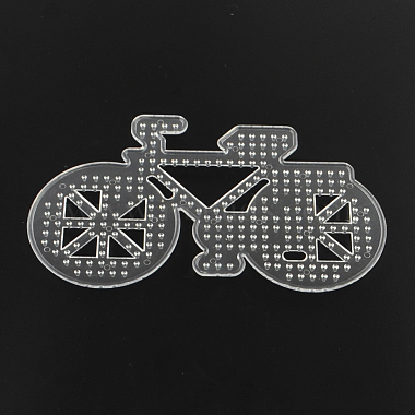 Plaques bicyclette abc plastiques utilisés pour les perles à repasser 5x5mm diy(X-DIY-Q009-47)-2