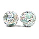 handgemachten Fimo-Perlen Strass(CLAY-H009-03)-3