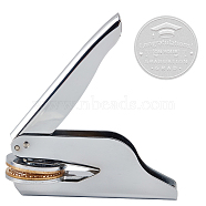 Seal Embosser, Hand-Held Embossing Stamp, for Books, Envelopes, Napkins, Other Pattern, 42mm(TOOL-WH0124-003)