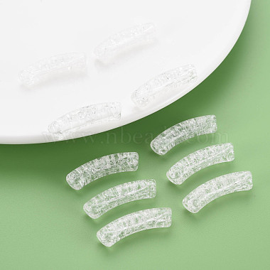 Perles en acrylique transparentes craquelées(CACR-S009-001A-NA)-7