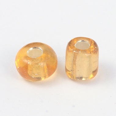 Une rond d'argent perles de graine de verre doublé trou rond(X-SEED-A005-4mm-22B)-2