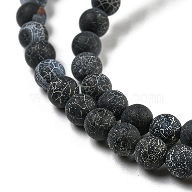 Weathered Agate Beads Strand(G-E403-79-6mm)-2
